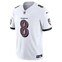 Zennovawear Lamar Jackson Baltimore Ravens Vapor FUSE. Limited Jersey - White