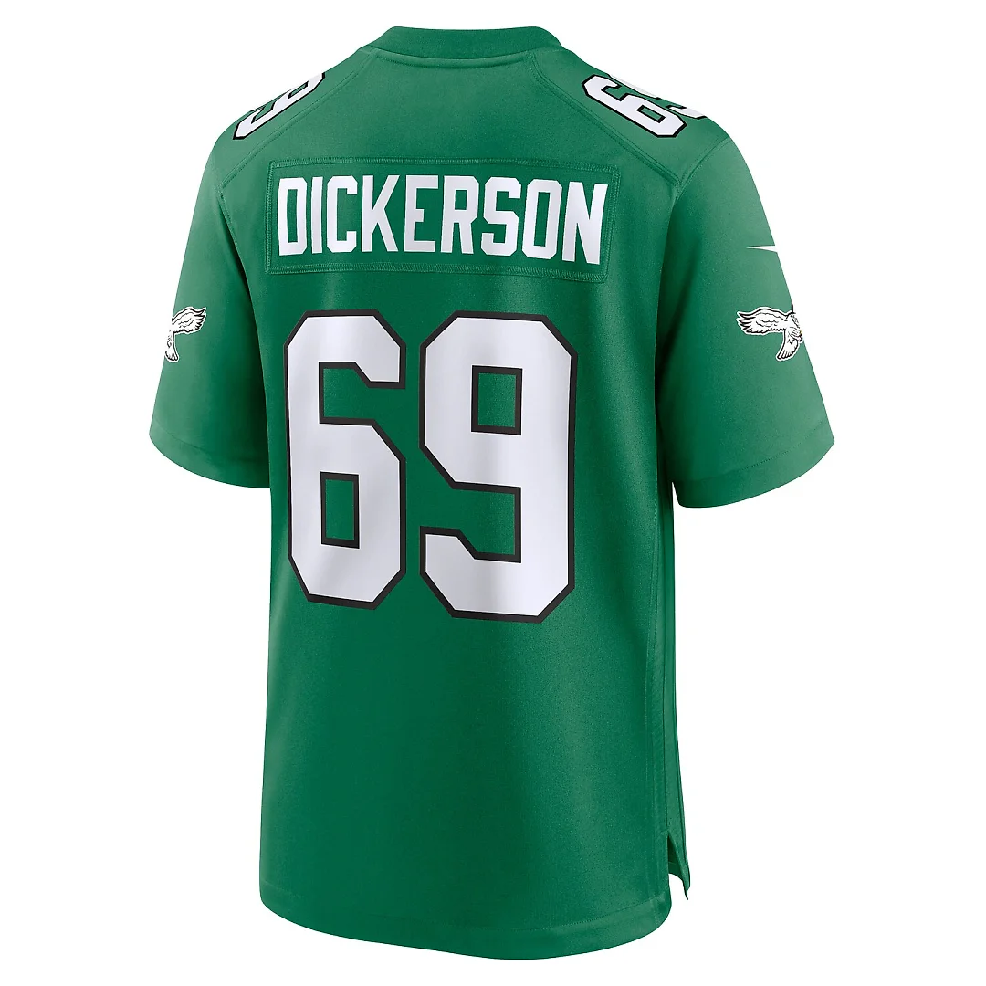 Zennovawear Landon Dickerson Philadelphia Eagles Alternate Game Jersey - Kelly Green