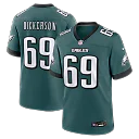 Zennovawear Landon Dickerson Philadelphia Eagles Team Game Jersey - Midnight Green