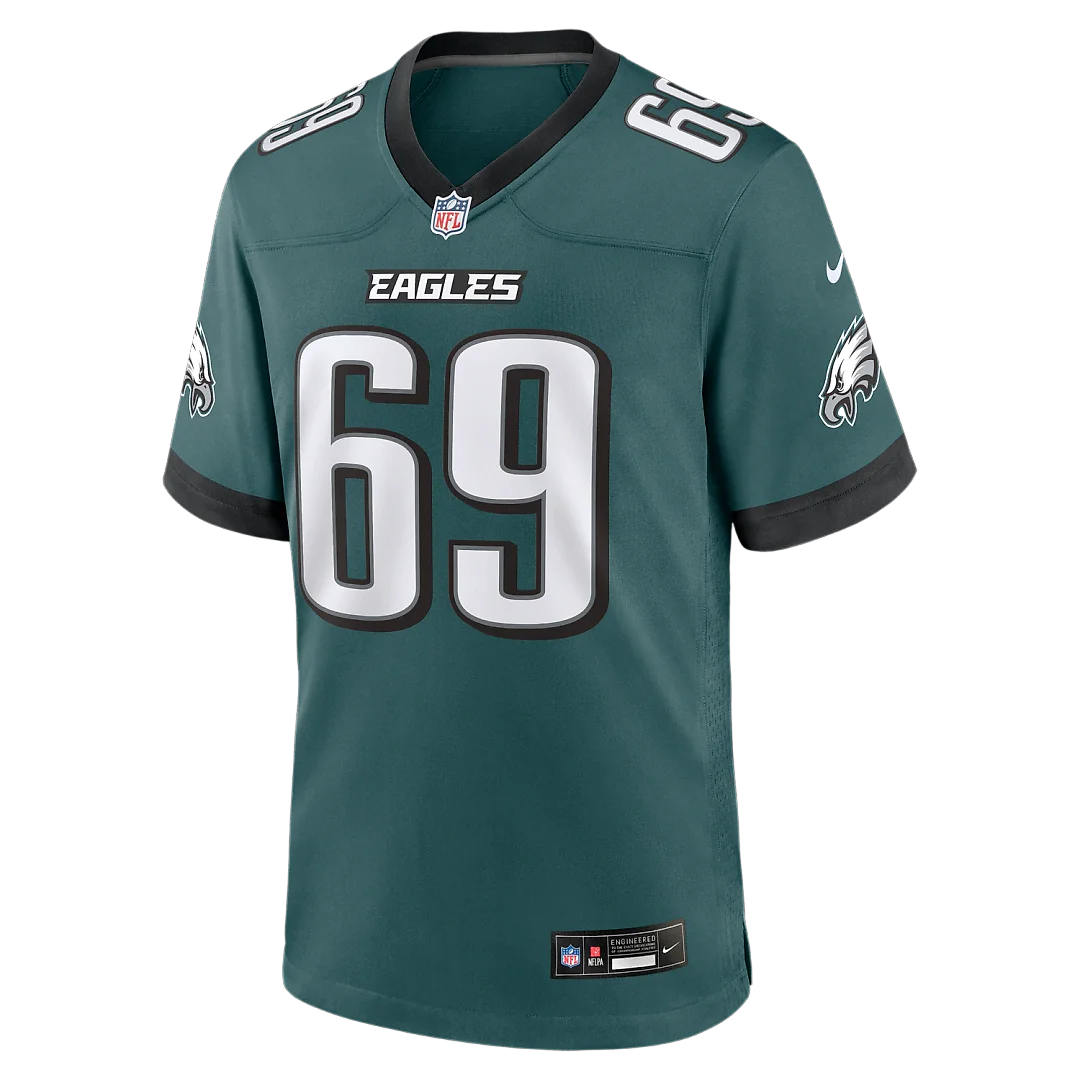 Zennovawear Landon Dickerson Philadelphia Eagles Team Game Jersey - Midnight Green