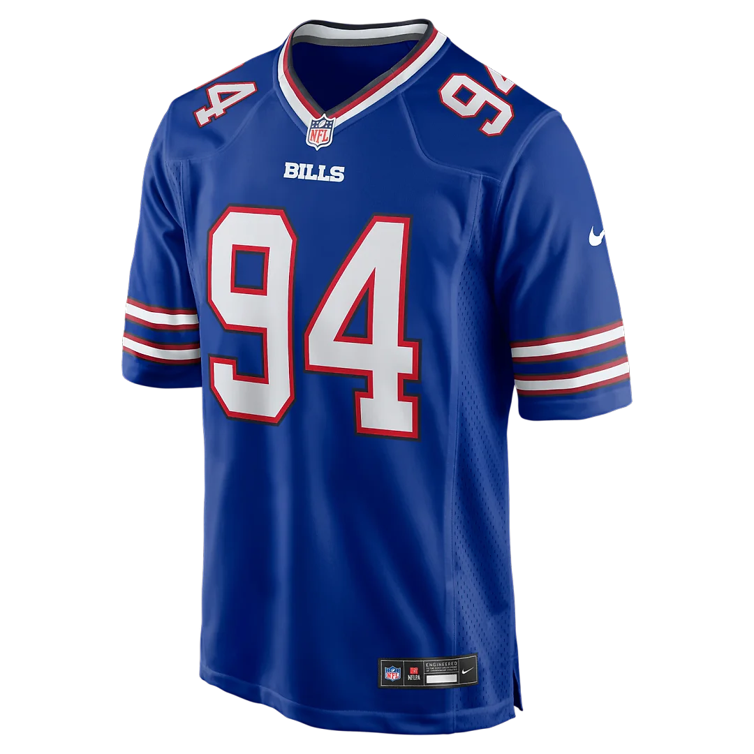 Zennovawear Landon Jackson Buffalo Bills Team Game Jersey - Royal
