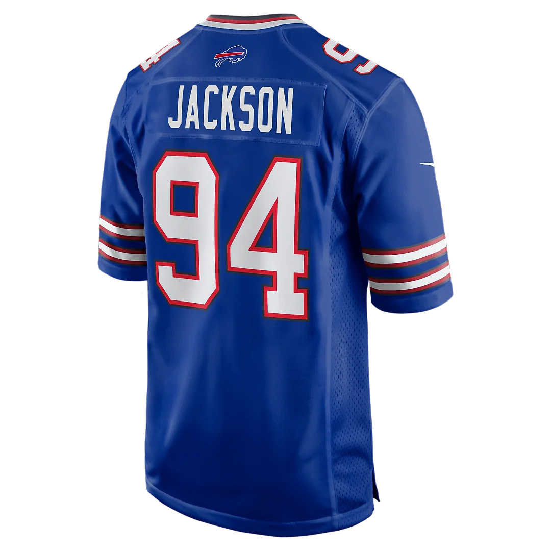 Zennovawear Landon Jackson Buffalo Bills Team Game Jersey - Royal