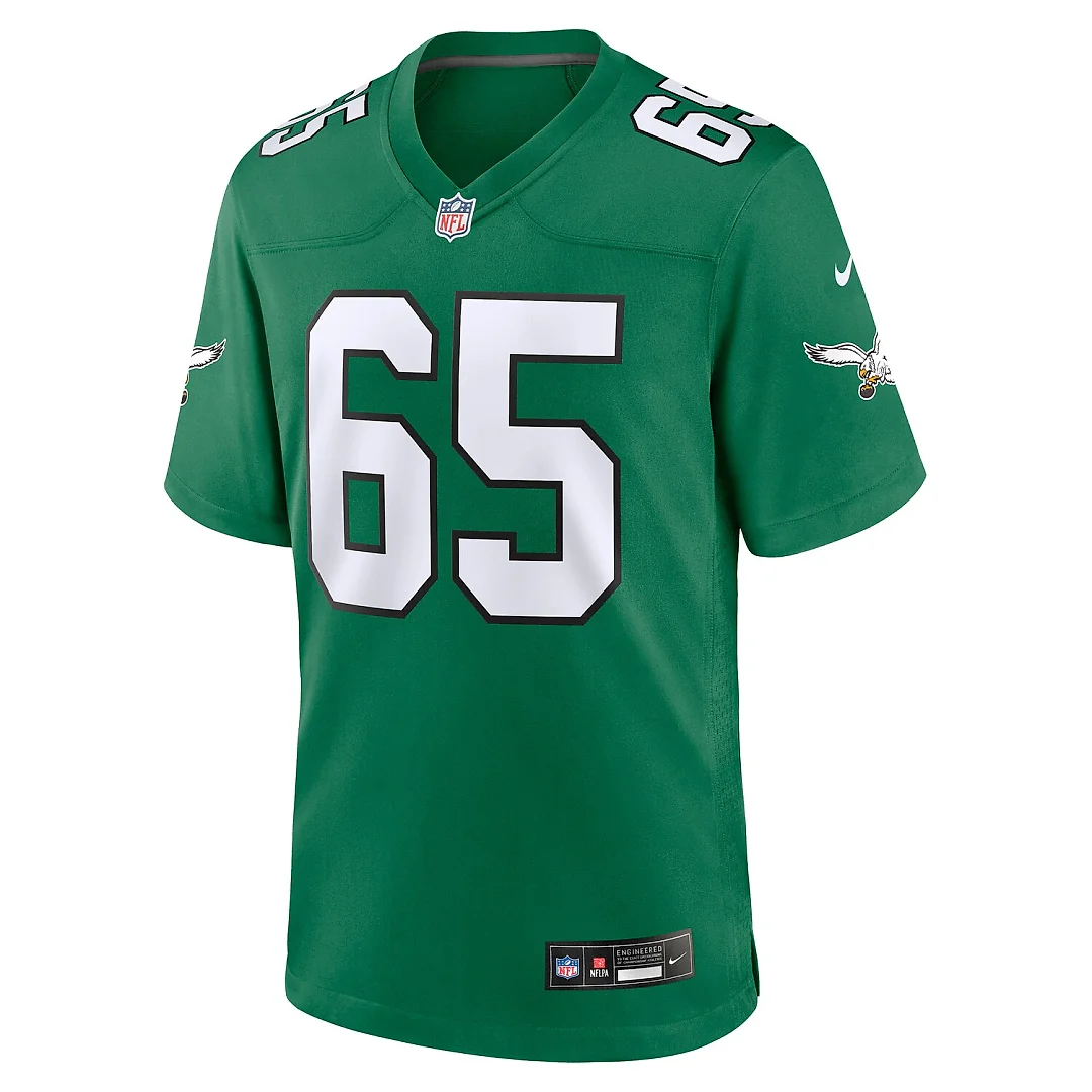 Zennovawear Lane Johnson Philadelphia Eagles Alternate Game Jersey - Kelly Green