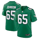 Zennovawear Lane Johnson Philadelphia Eagles Alternate Game Jersey - Kelly Green