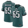 Zennovawear Lane Johnson Philadelphia Eagles Team Game Jersey - Midnight Green