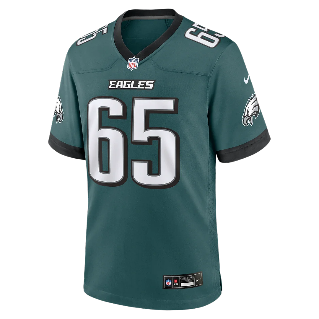 Zennovawear Lane Johnson Philadelphia Eagles Team Game Jersey - Midnight Green