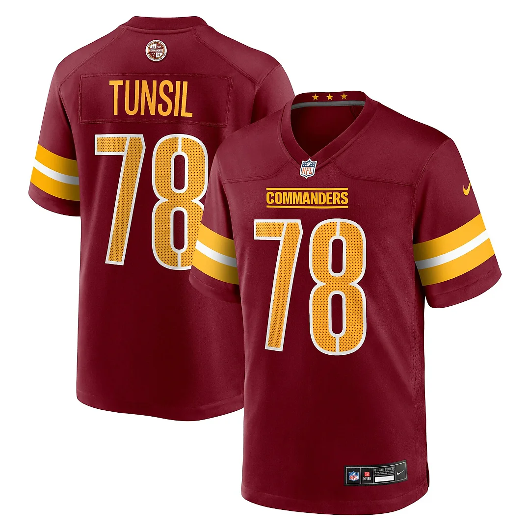 Zennovawear Laremy Tunsil Washington Commanders Team Game Jersey - Burgundy