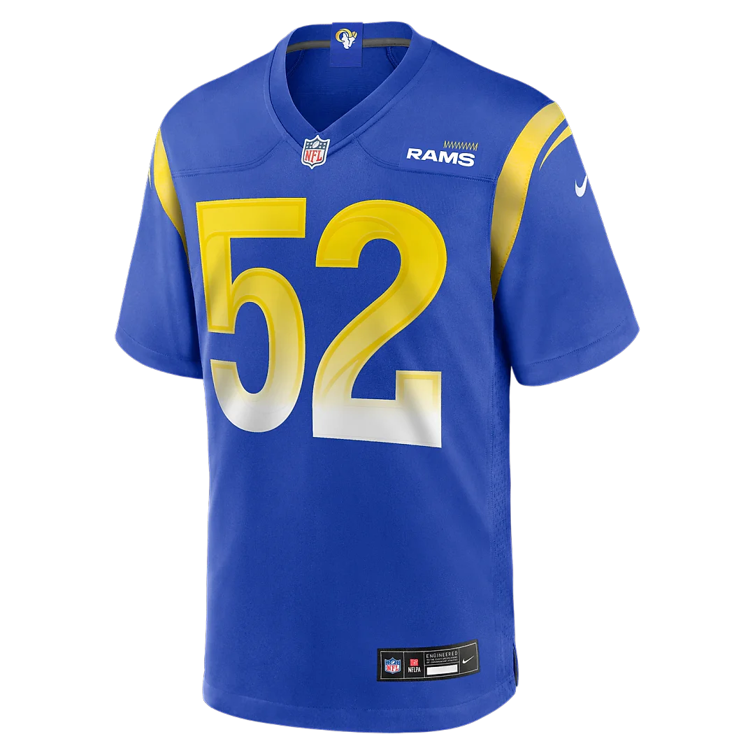 Zennovawear Larrell Murchison Los Angeles Rams Team Game Jersey - Royal