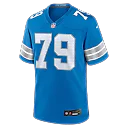 Zennovawear Larry Borom Detroit Lions Team Game Jersey - Blue