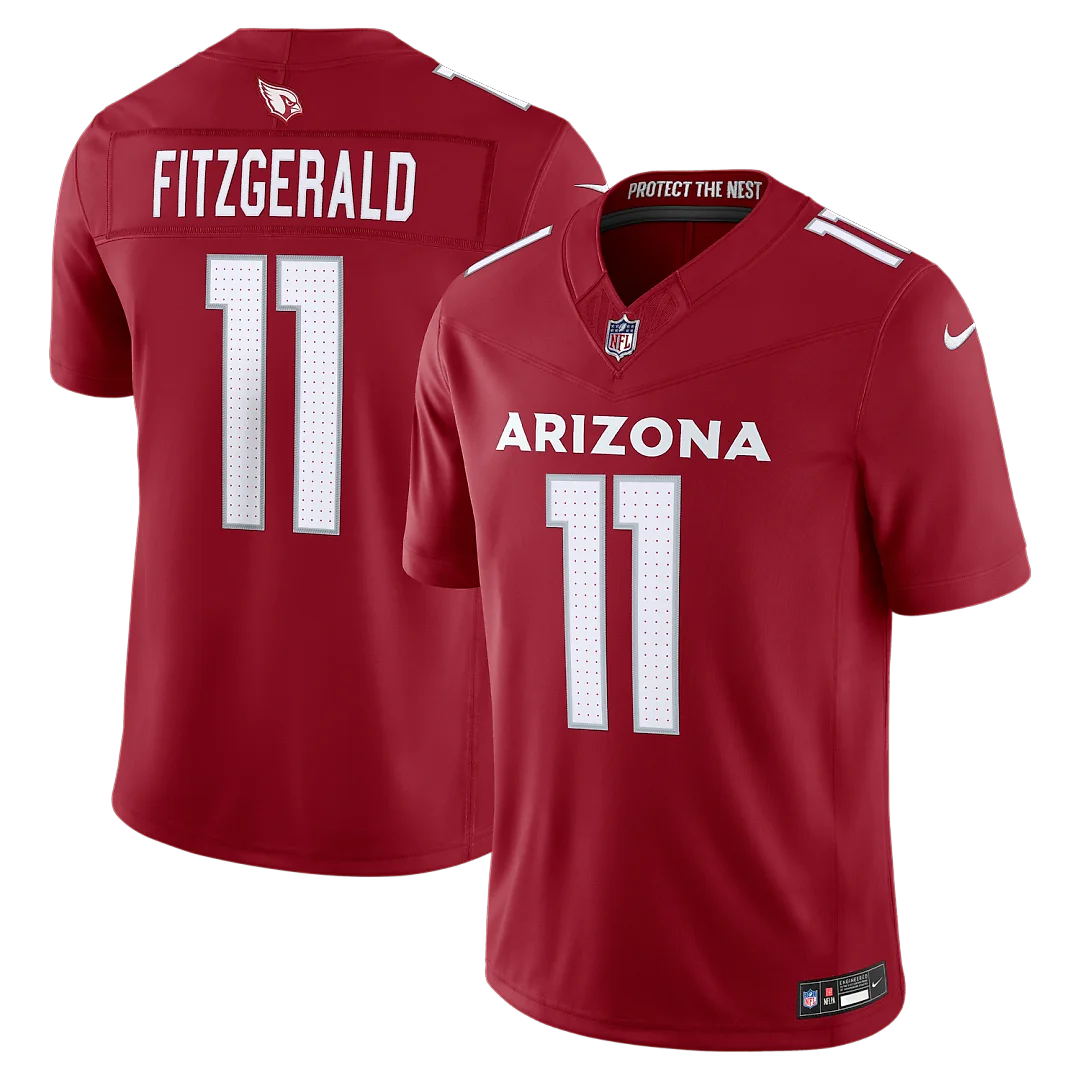 Zennovawear Larry Fitzgerald Arizona Cardinals Vapor FUSE. Stitched Retired Limited Jersey - Cardinal