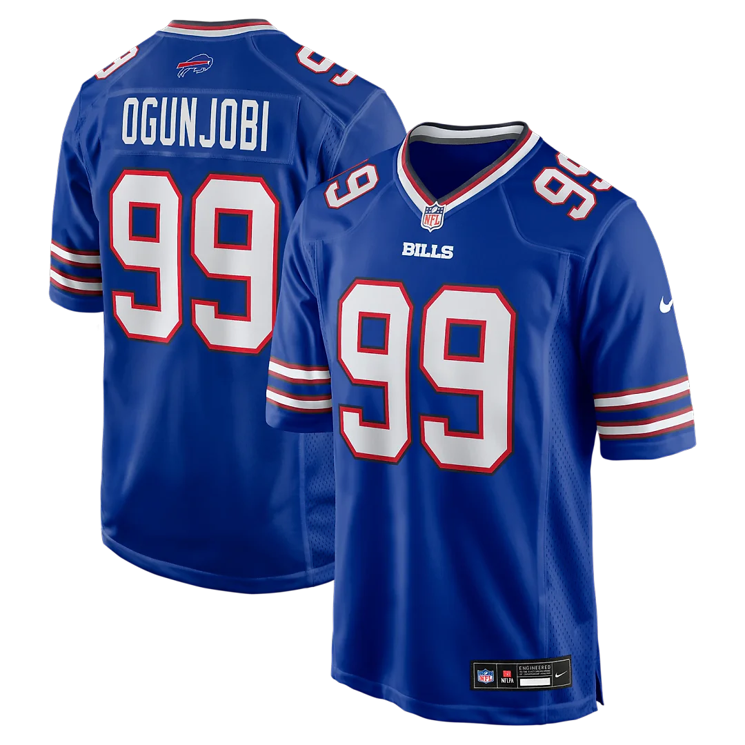 Zennovawear Larry Ogunjobi Buffalo Bills Team Game Jersey - Royal