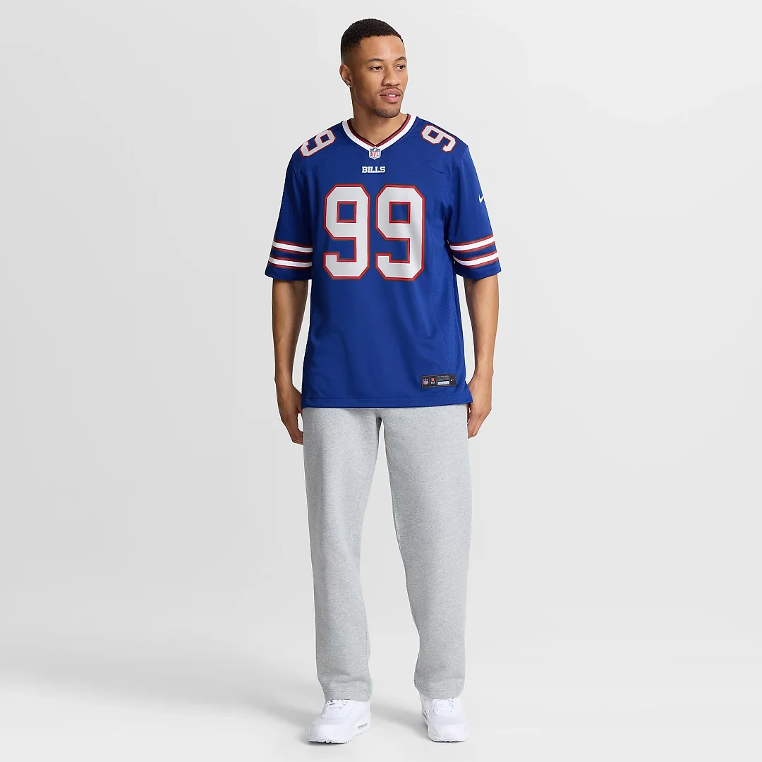 Zennovawear Larry Ogunjobi Buffalo Bills Team Game Jersey - Royal