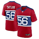 Zennovawear Lawrence Taylor New York Giants Alternate Retired Player Game Jersey - Century Red
