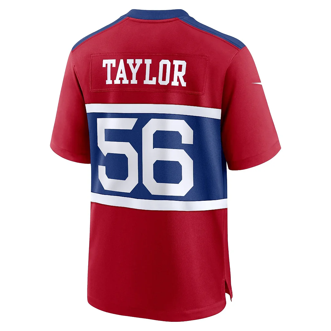 Zennovawear Lawrence Taylor New York Giants Alternate Retired Player Game Jersey - Century Red