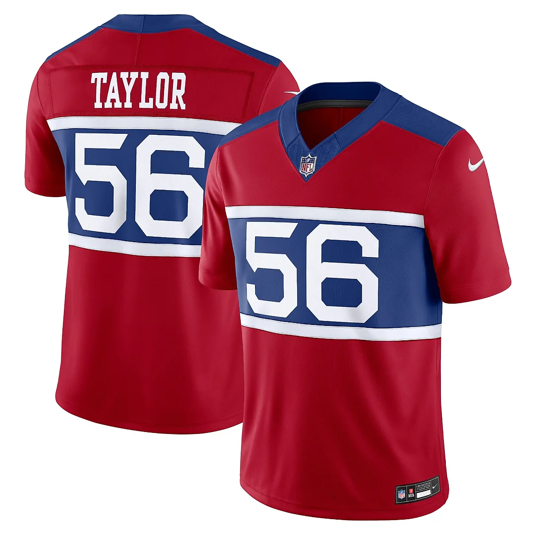 Zennovawear Lawrence Taylor New York Giants Alternate Vapor FUSE. Retired Player Limited Jersey - Century Red