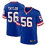 Zennovawear Lawrence Taylor New York Giants Classic Retired Player Game Jersey - Royal