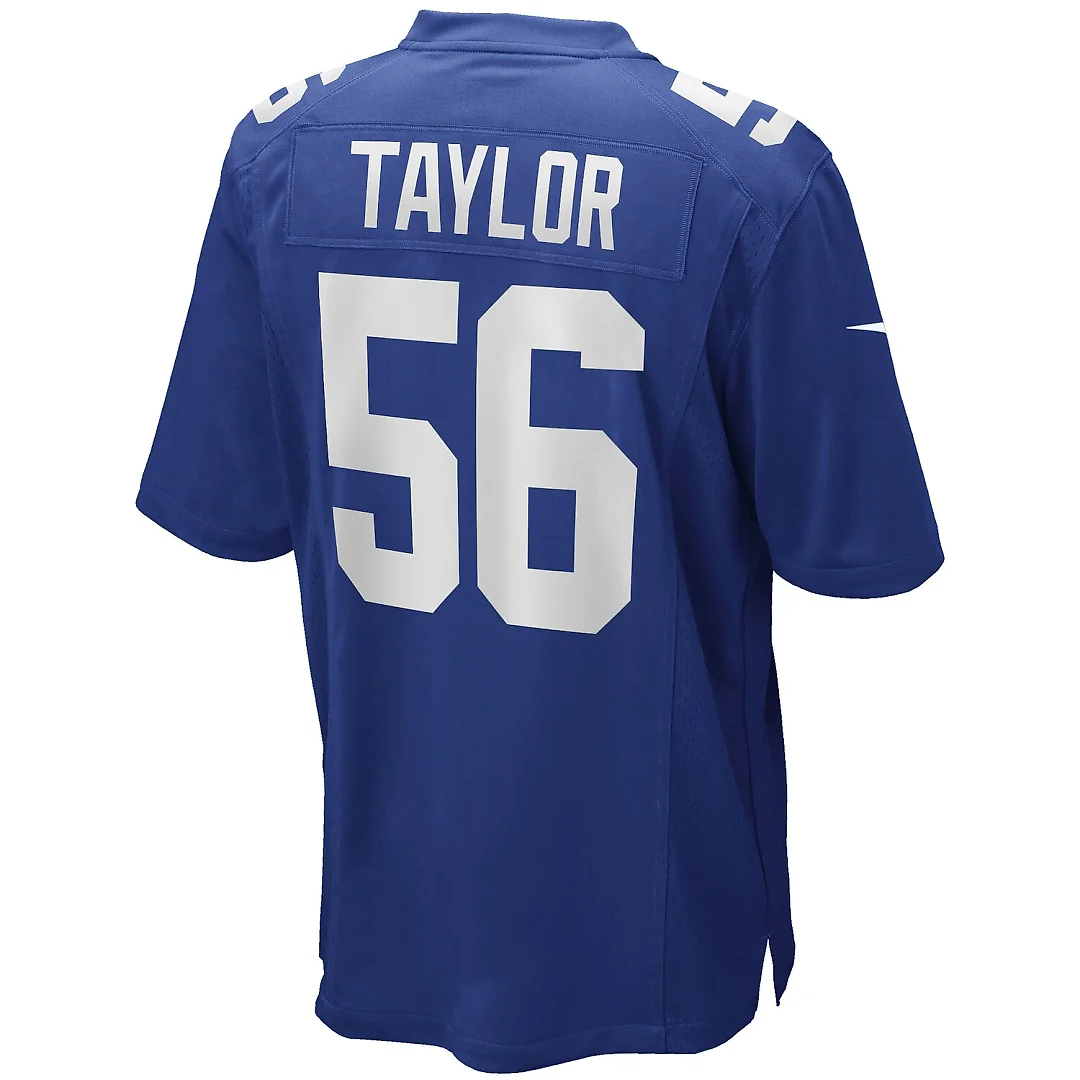 Zennovawear Lawrence Taylor New York Giants Game Retired Player Jersey - Royal