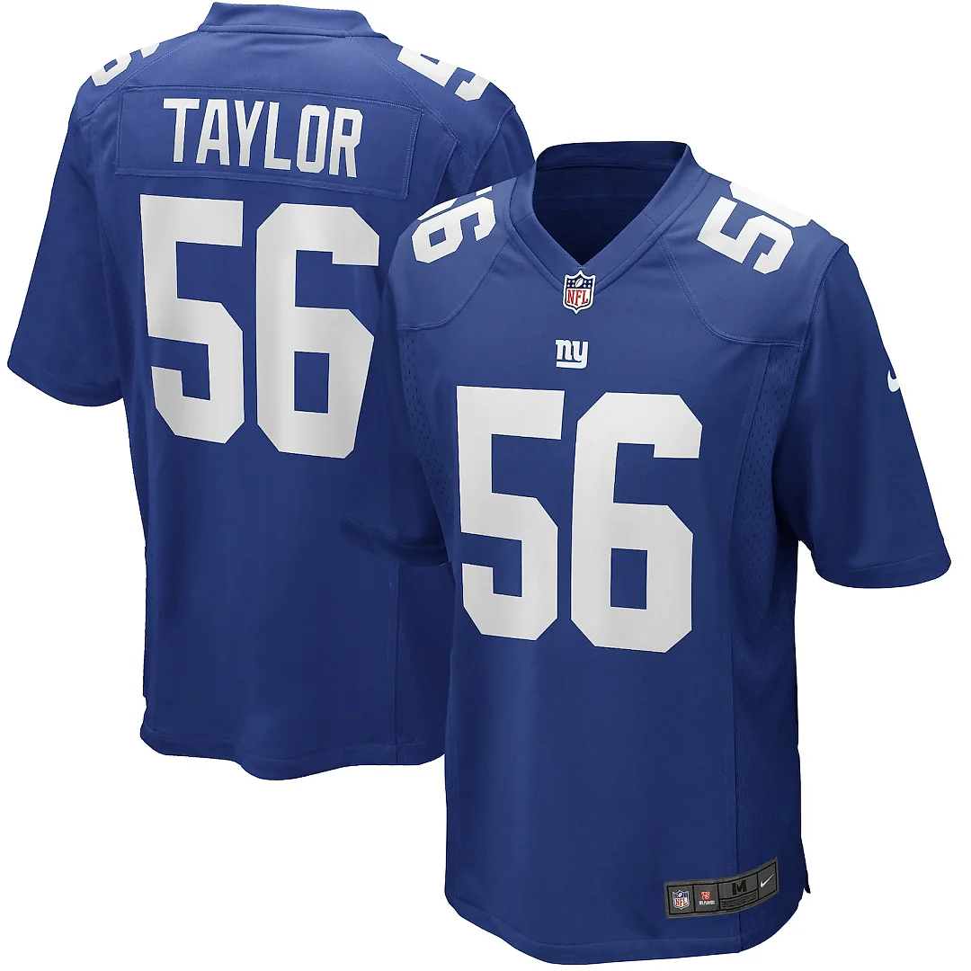 Zennovawear Lawrence Taylor New York Giants Game Retired Player Jersey - Royal