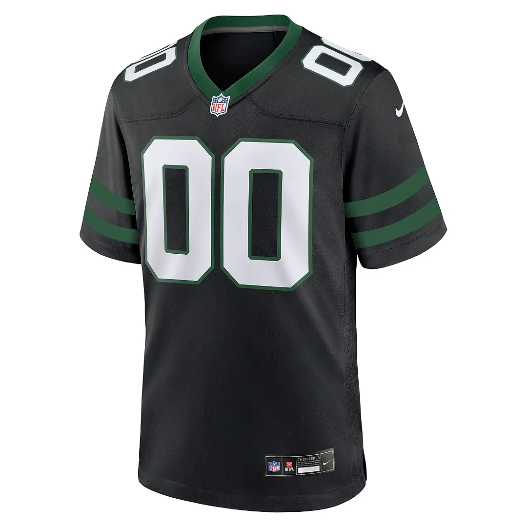 Zennovawear New York Jets Alternate Custom Game Jersey - Legacy Black