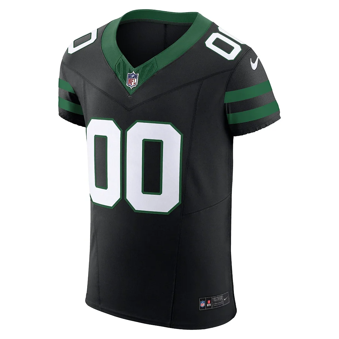 Zennovawear New York Jets Alternate Vapor FUSE. Elite Custom Jersey - Legacy Black