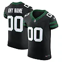 Zennovawear New York Jets Alternate Vapor FUSE. Elite Custom Jersey - Legacy Black