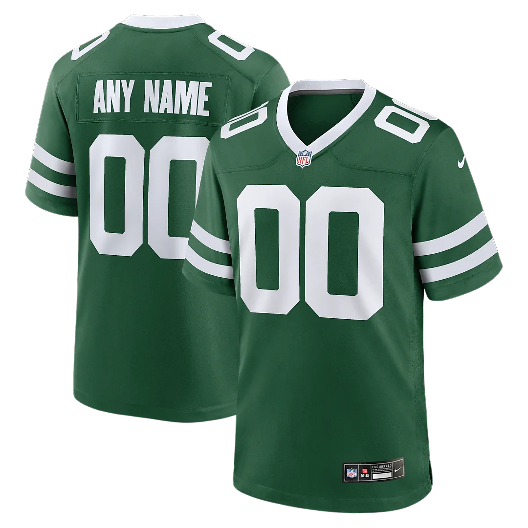 Zennovawear New York Jets Custom Game Jersey - Legacy Green