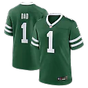Zennovawear New York Jets #1 Dad Game Jersey - Legacy Green