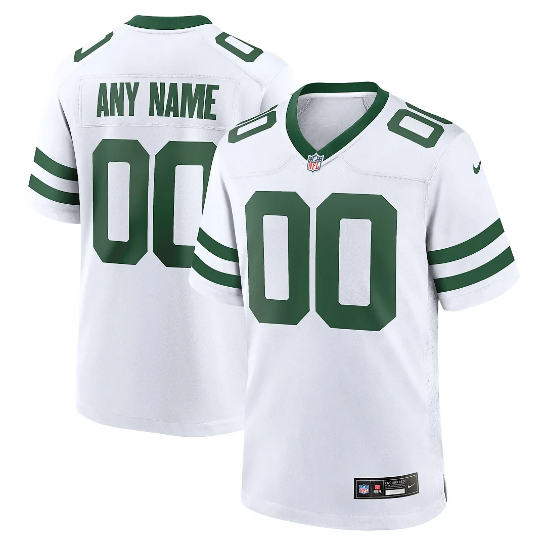 Zennovawear New York Jets Custom Game Jersey - Legacy White