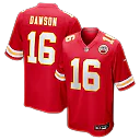 Zennovawear Len Dawson Kansas City Chiefs Game Retired Player Jersey - Red