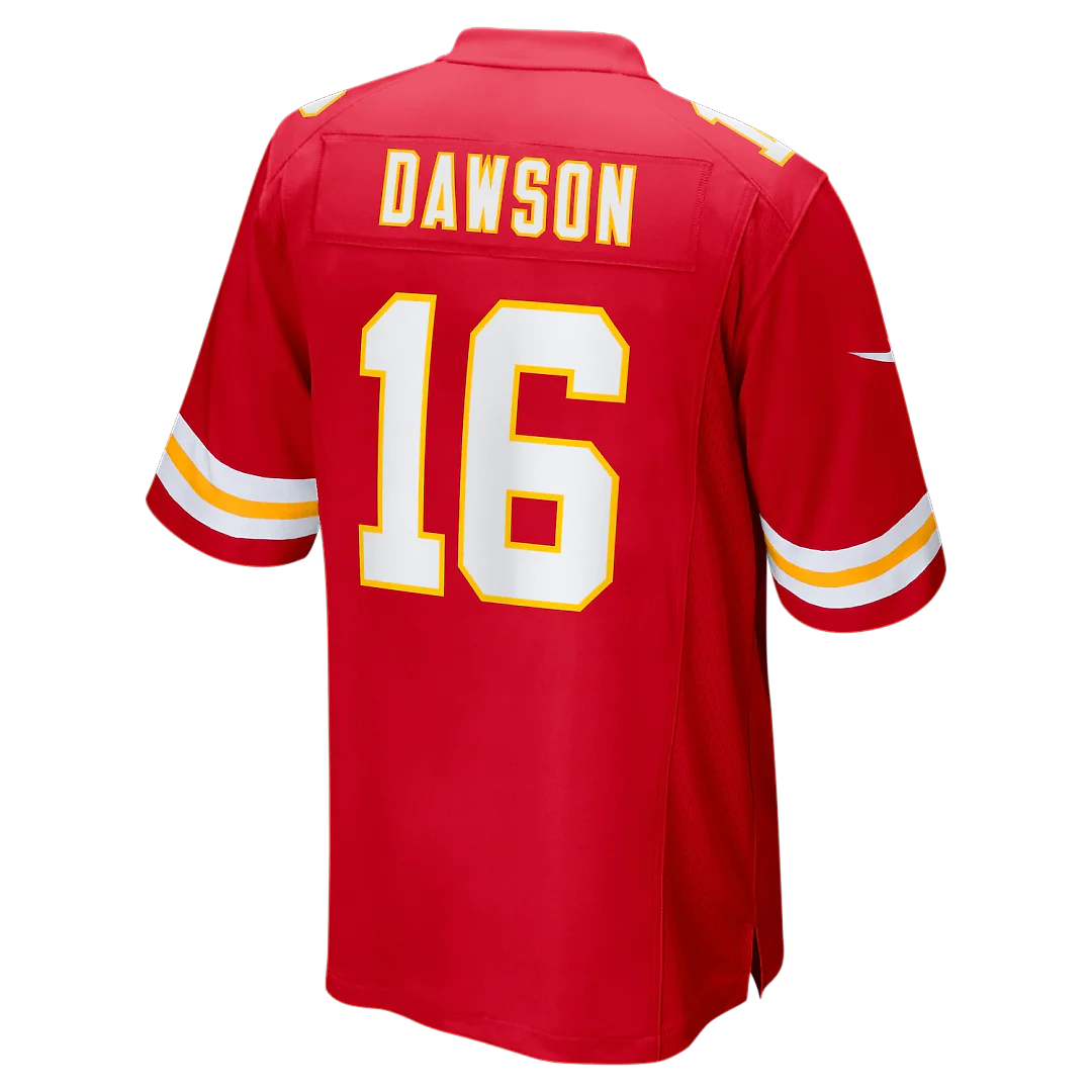 Zennovawear Len Dawson Kansas City Chiefs Game Retired Player Jersey - Red