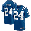 Zennovawear Lenny Moore Indianapolis Colts Game Retired Player Jersey - Royal
