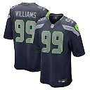 Zennovawear Leonard Williams Seattle Seahawks Game Jersey - College Navy