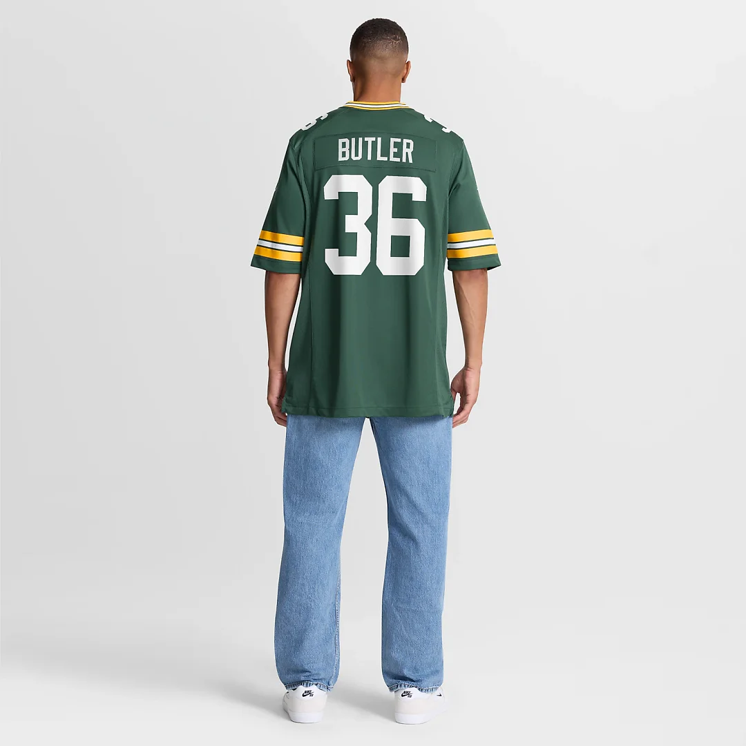 Zennovawear LeRoy Butler Green Bay Packers Retired Player Game Jersey - Green