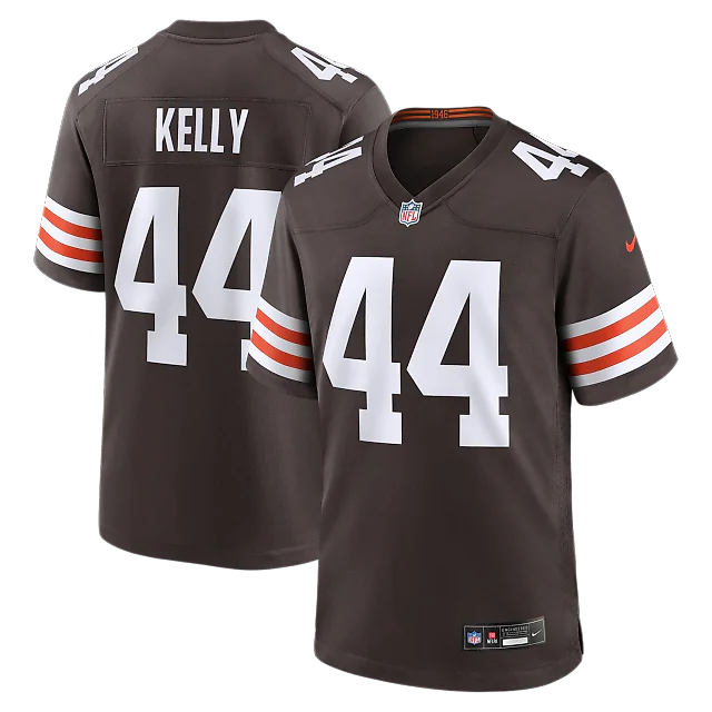 Zennovawear Leroy Kelly Cleveland Browns Game Retired Player Jersey - Brown