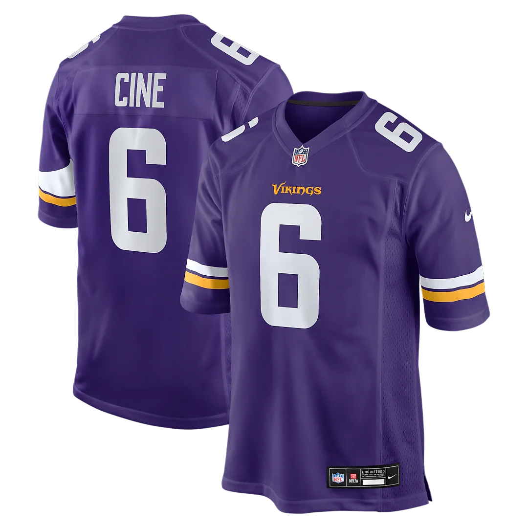 Zennovawear Lewis Cine Minnesota Vikings Game Player Jersey - Purple