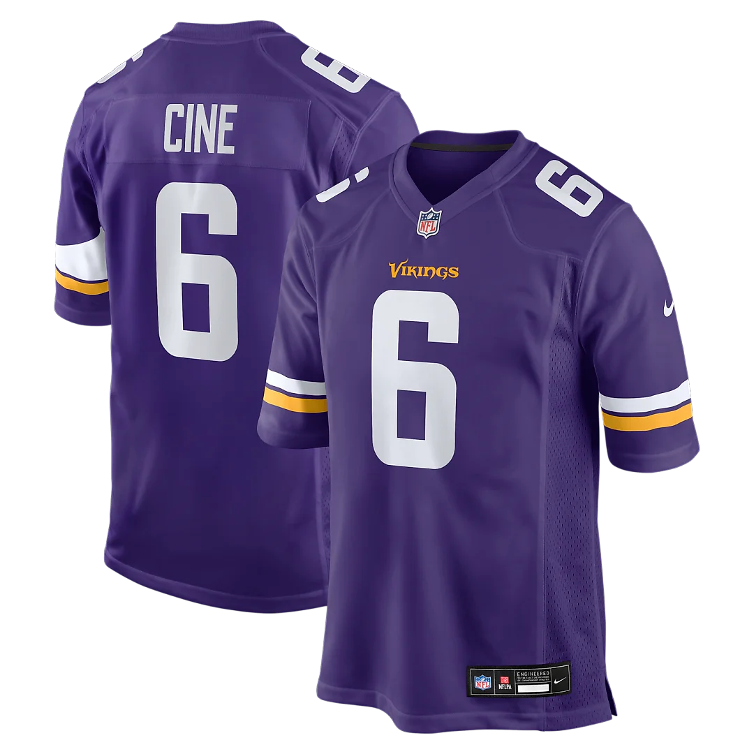 Zennovawear Lewis Cine Minnesota Vikings Game Player Jersey - Purple