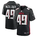 Zennovawear Liam McCullough Atlanta Falcons Team Game Jersey - Black