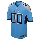 Zennovawear Tennessee Titans Alternate Custom Game Jersey - Light Blue