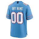 Zennovawear Tennessee Titans Game Custom Jersey - Light Blue