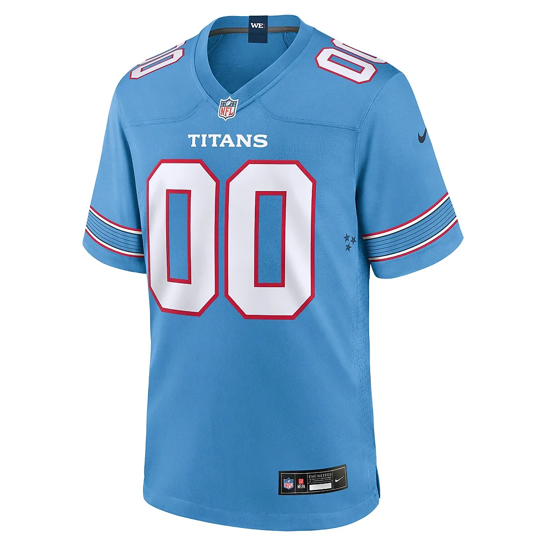 Zennovawear Tennessee Titans Game Custom Jersey - Light Blue