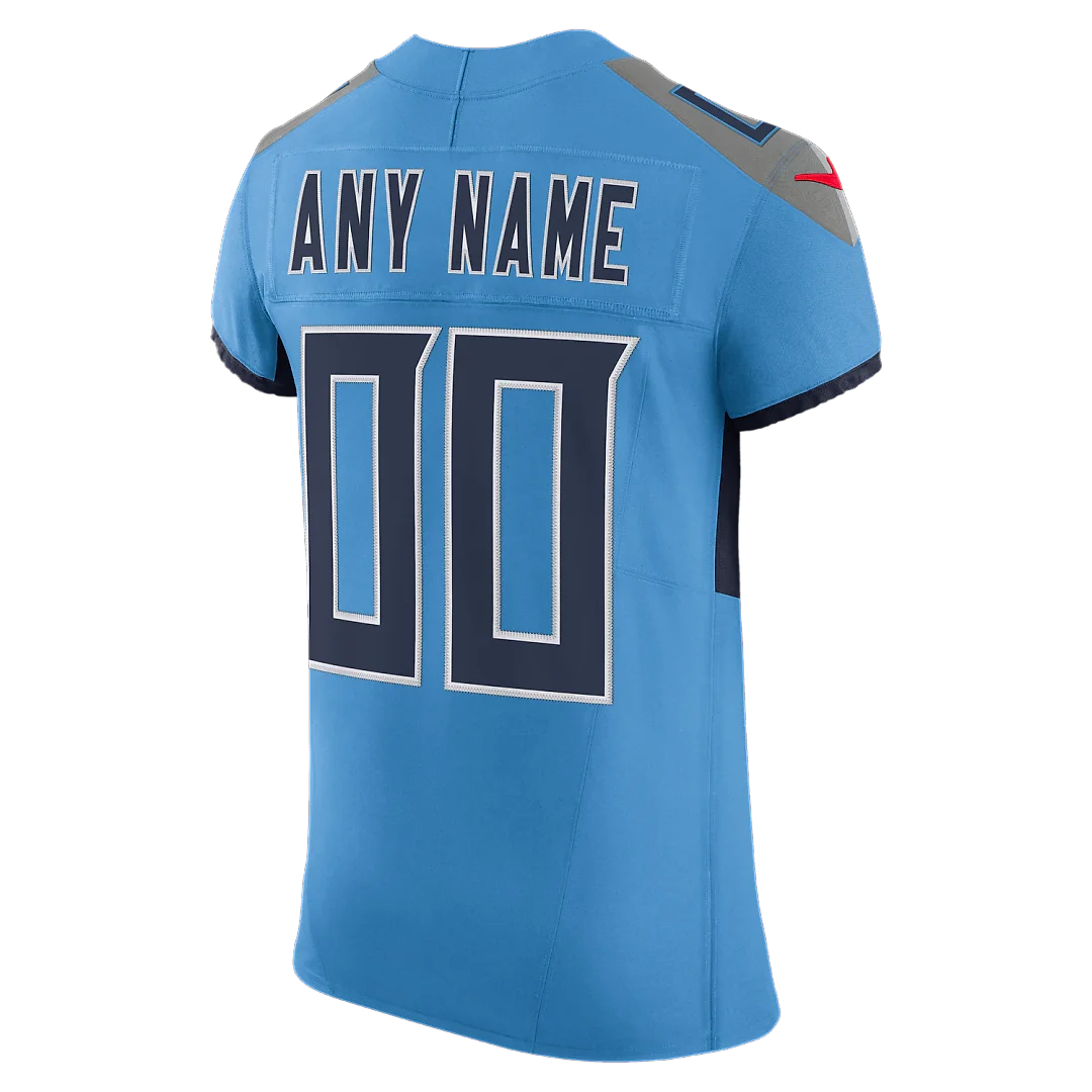Zennovawear Tennessee Titans Team Vapor FUSE. Elite Custom Jersey - Light Blue