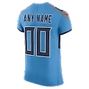 Zennovawear Tennessee Titans Team Vapor FUSE. Elite Custom Jersey - Light Blue