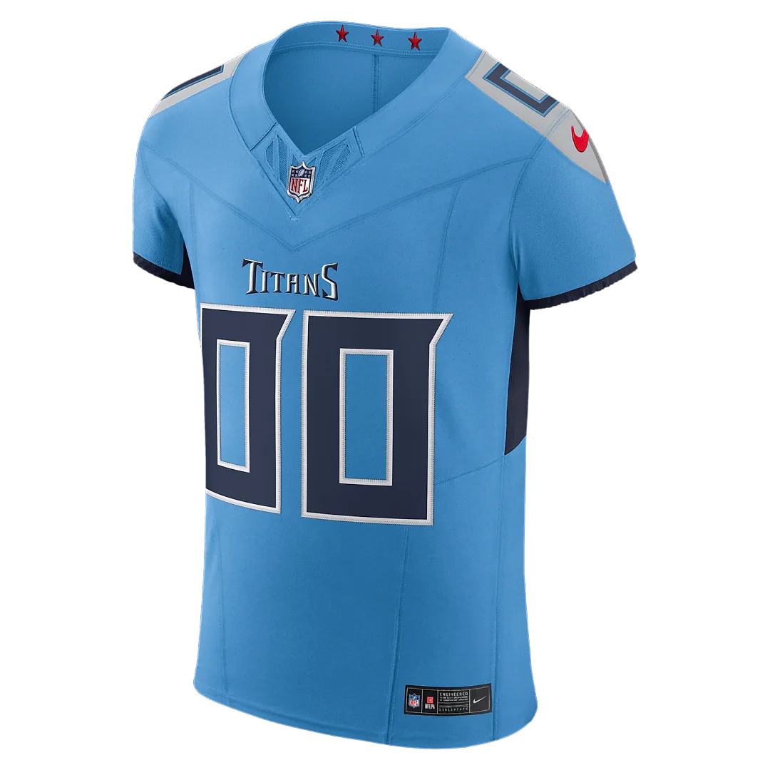Zennovawear Tennessee Titans Team Vapor FUSE. Elite Custom Jersey - Light Blue