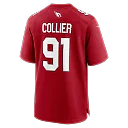Zennovawear L.J. Collier Arizona Cardinals Team Game Jersey - Cardinal