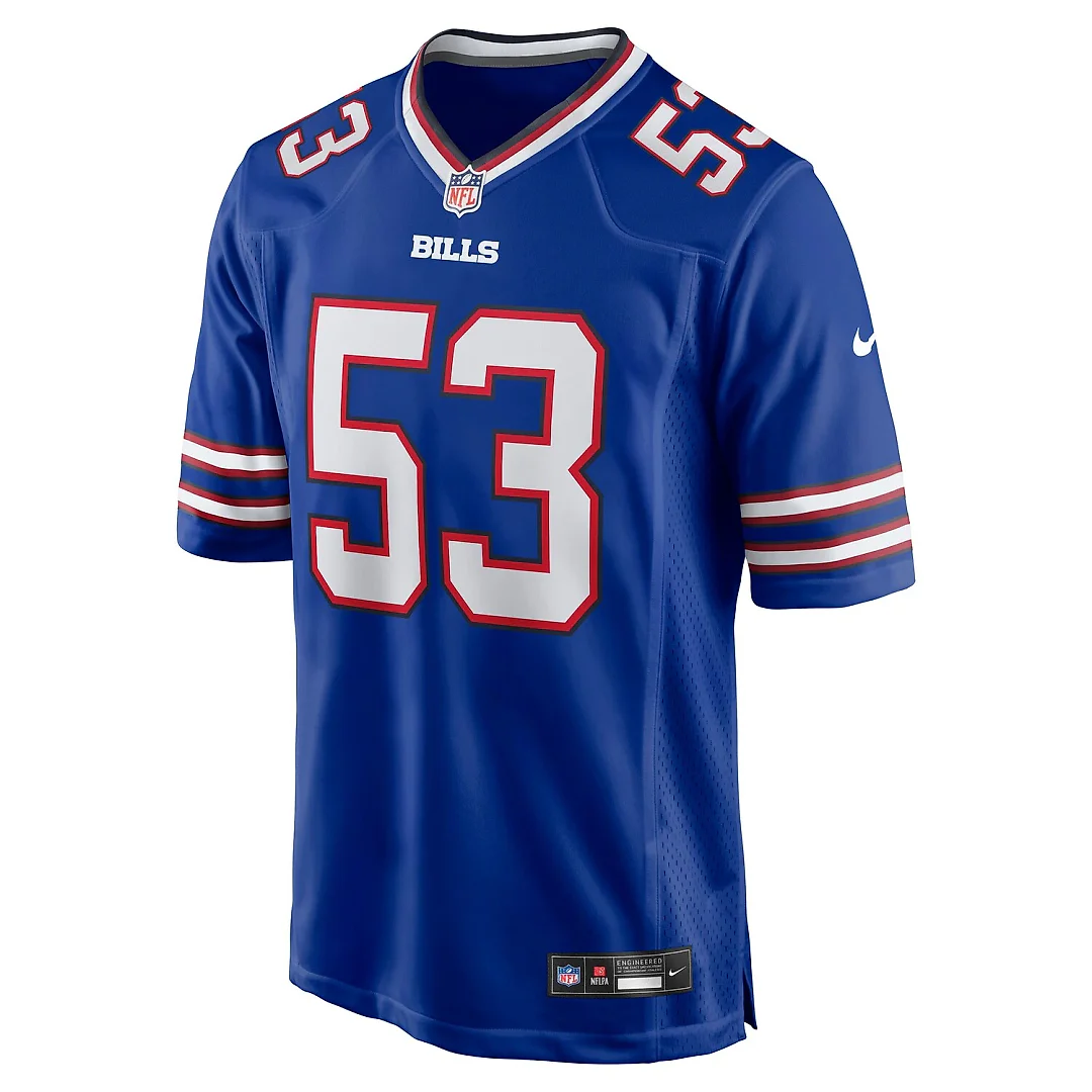 Zennovawear Lloyd Cushenberry III Buffalo Bills Team Game Jersey - Royal