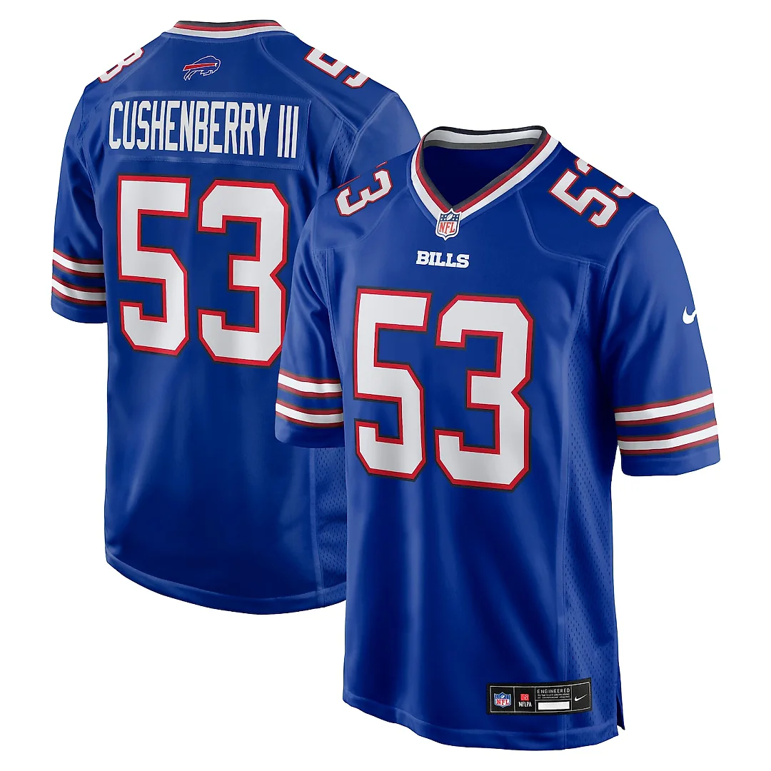 Zennovawear Lloyd Cushenberry III Buffalo Bills Team Game Jersey - Royal