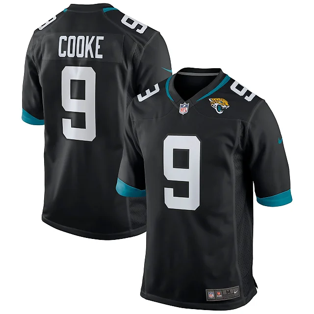 Zennovawear Logan Cooke Jacksonville Jaguars Game Jersey - Black