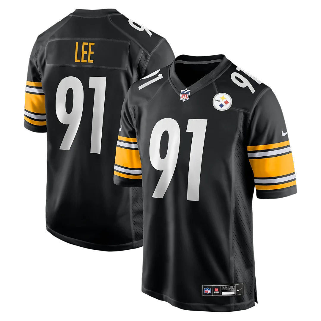 Zennovawear Logan Lee Pittsburgh Steelers Game Jersey - Black
