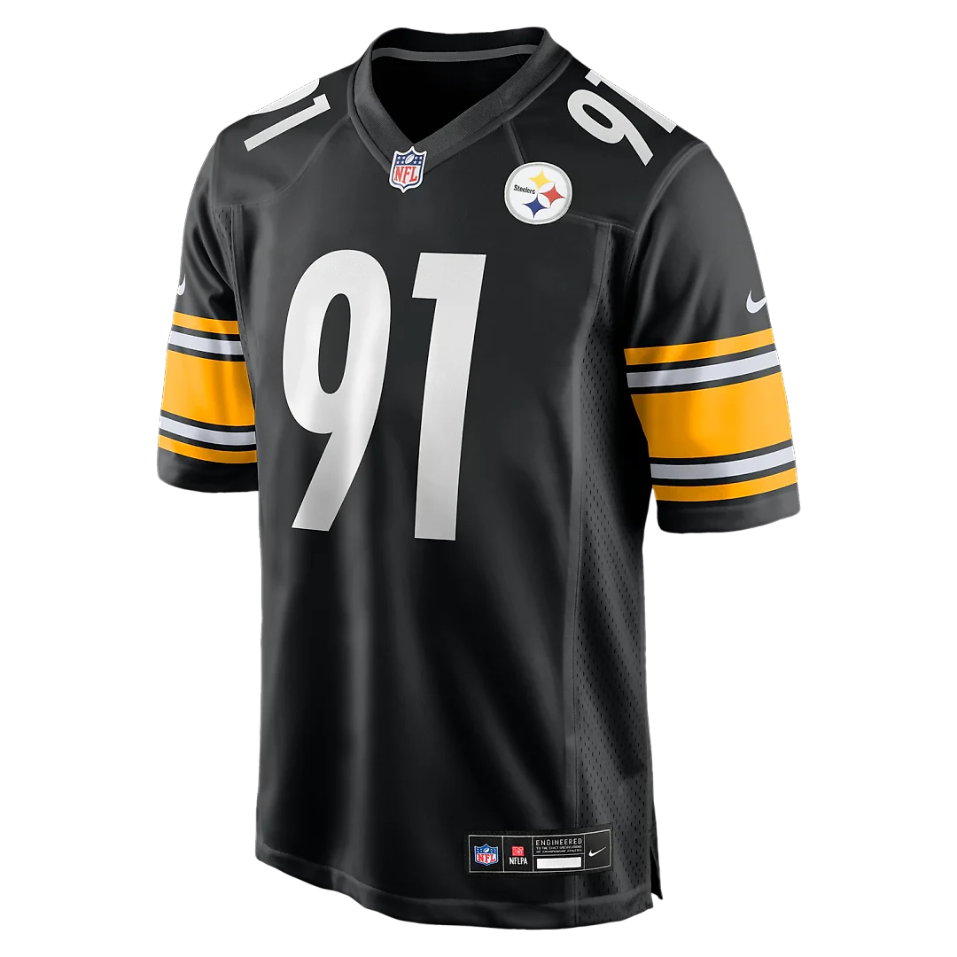 Zennovawear Logan Lee Pittsburgh Steelers Game Jersey - Black