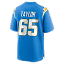 Zennovawear Logan Taylor Los Angeles Chargers Team Game Jersey - Powder Blue